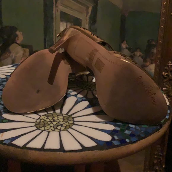 Sam Edelman Gold Sandals - Picture 4 of 5